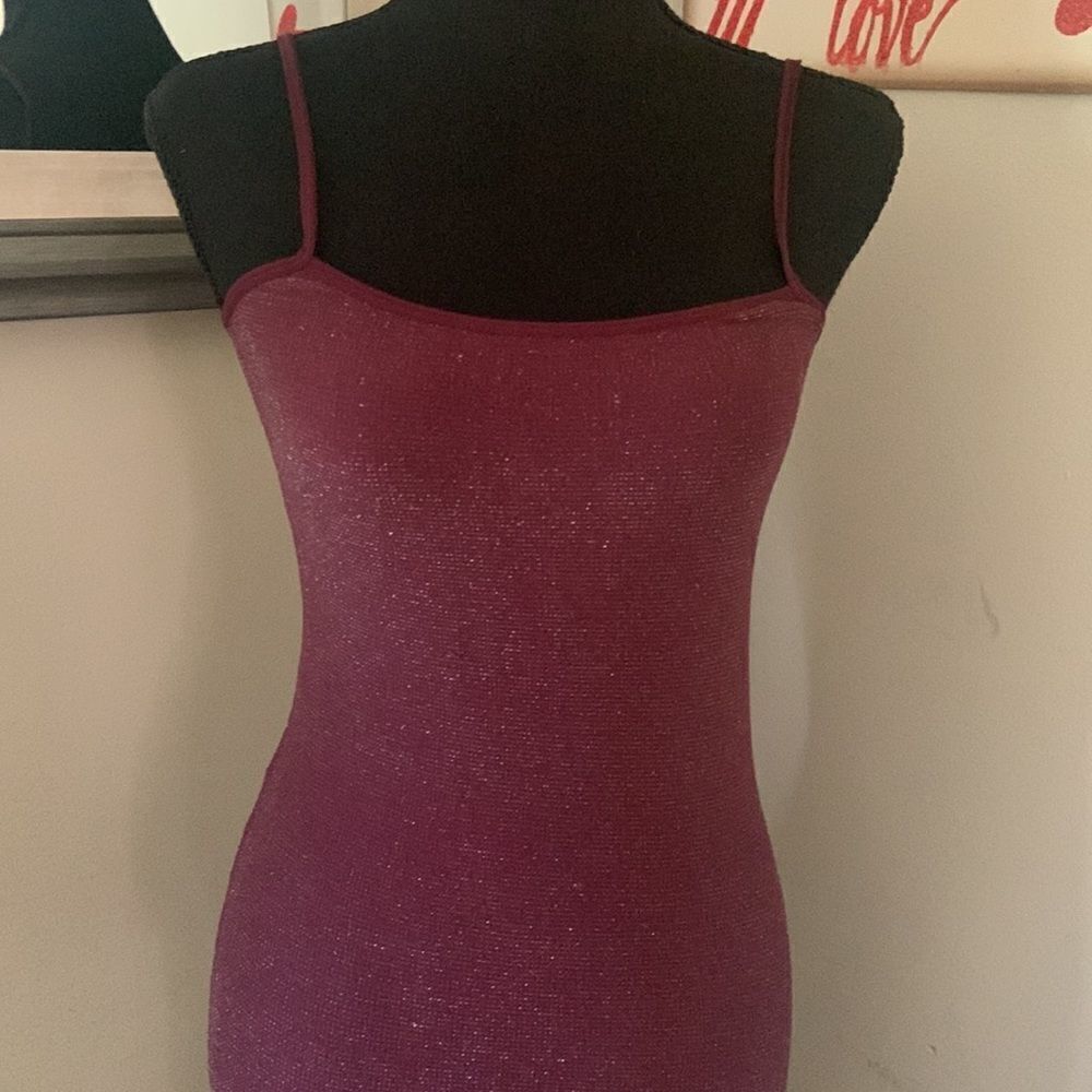 New Kathy burgundy glitter dress size 1 Tall preloved ❤️EUC